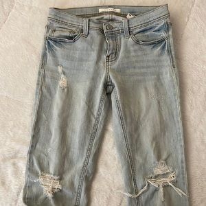 Light wash jeans